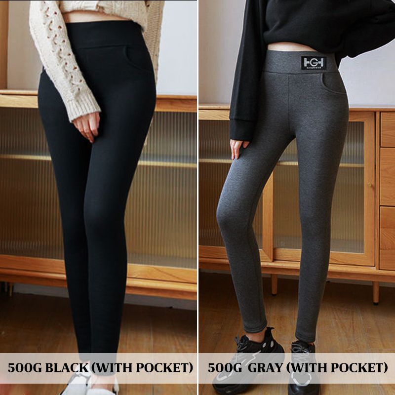 WarmFit – Dames slim-fit thermobroek in kasjmierlook