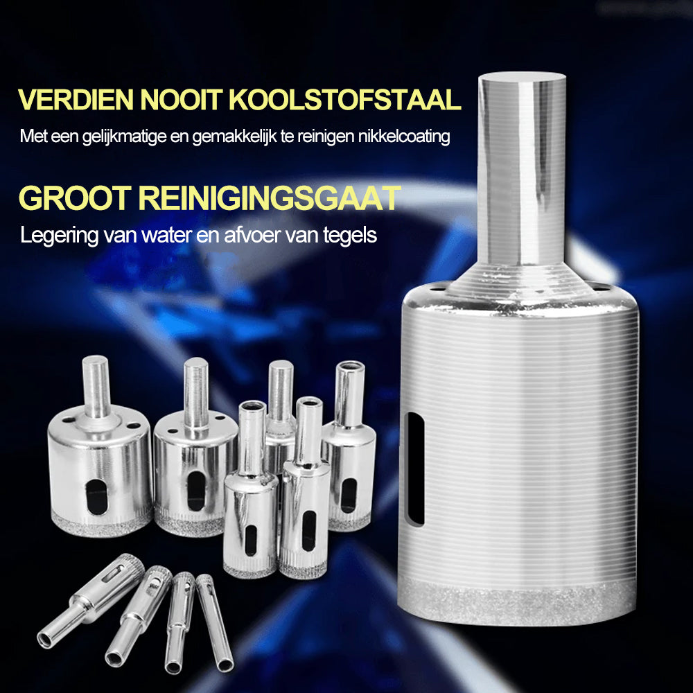 Diamantgatboor 15-delige set