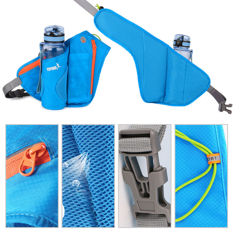 SportPack — Waterdichte heuptas met fles | 50% KORTING
