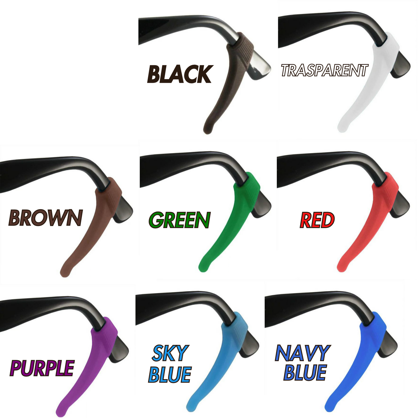 FixFrames - Antislipgrips voor brillen | 2+2 GRATIS