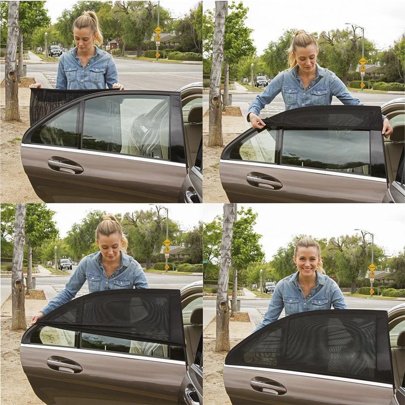 Auto zijruit zonnescherm, 2 pakketten