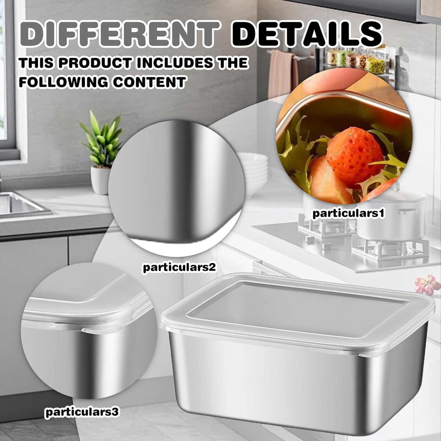 Voedselopslagdozen - Houd Maaltijden Vers en Geurvrij, Set van 6
