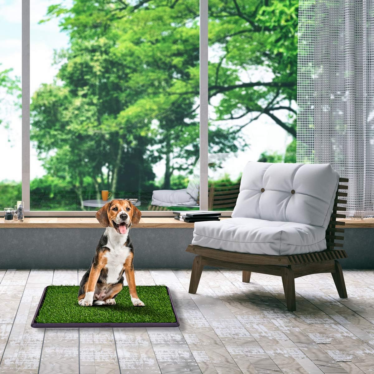 PuppyPottyPro - Draagbare huisdieren Plasmat met Dienblad | 50% KORTING