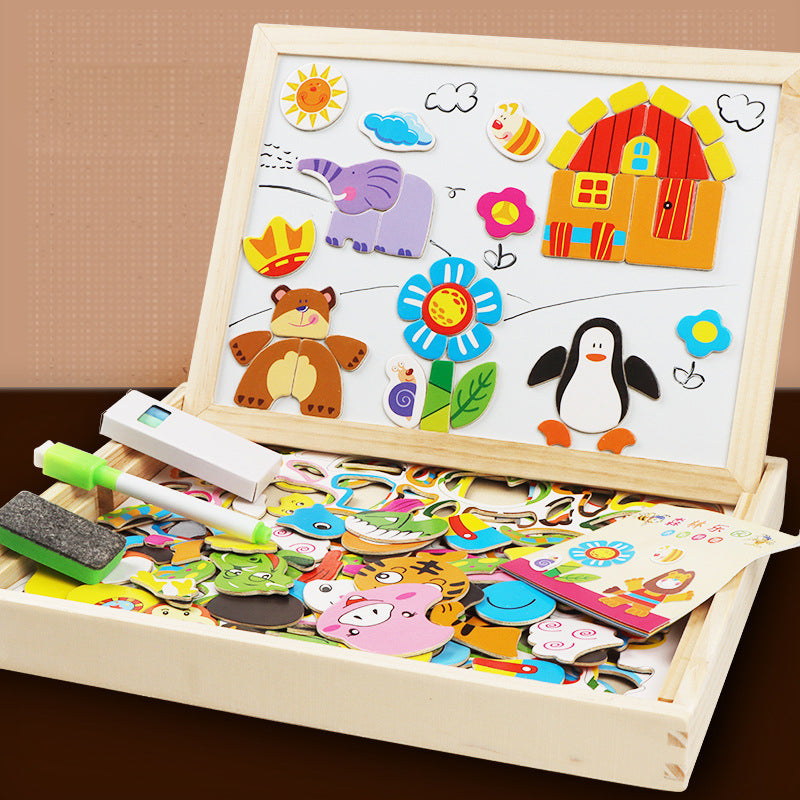 Magnetisch didactisch wit bord 2 in 1