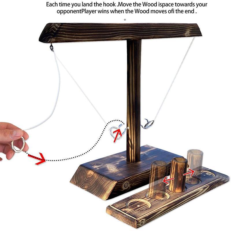 Haak en lus werpspel