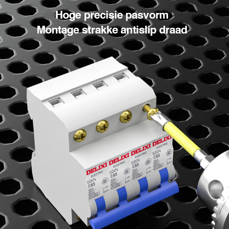 Kruis- en sleuf schroevendraaier bits voor elektriciens