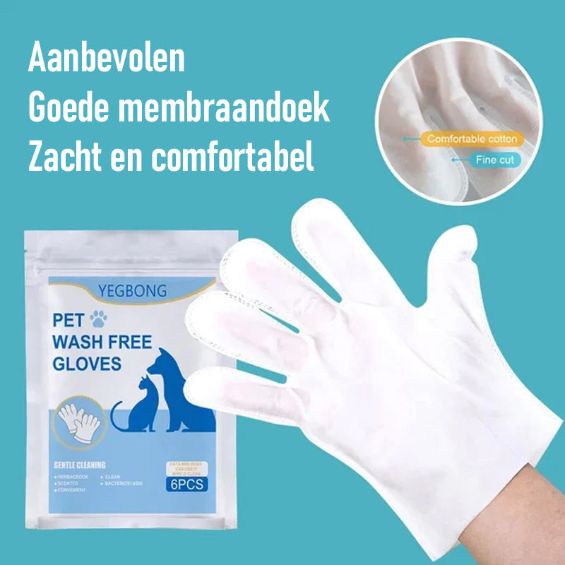 Handschoendoekjes voor het verzorgen van huisdieren