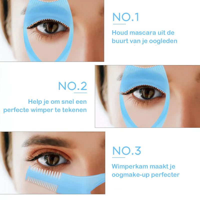 LashMaster 3-in-1 Mascara Wimper - 3 stuks | 50% KORTING