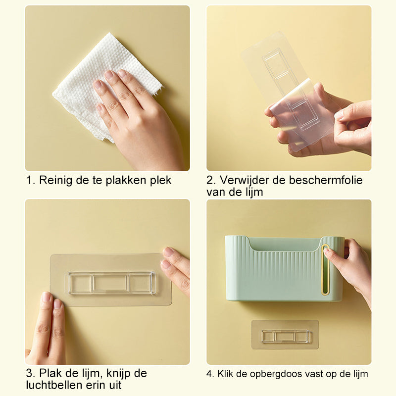 Wandgemonteerde vuilniszakorganizer