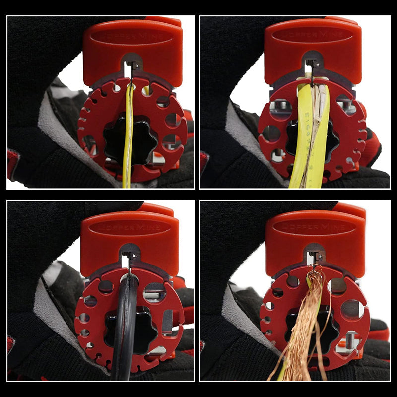 Universele draagbare snelle draadstripper