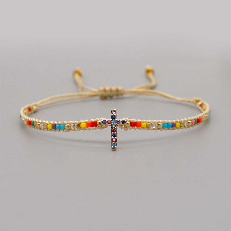 Retro kruis armband