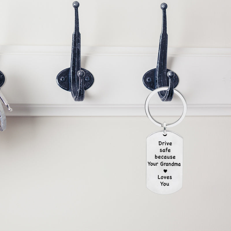 Herinnering om dingen te doen roestvrijstalen sleutelhanger