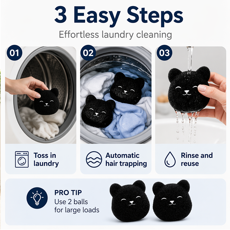 FurCapture Laundry Buddy – Moeiteloze, Pluisvrije Frisheid
