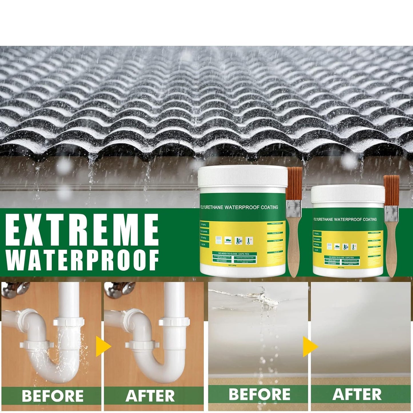 LeakShield™ 300g – Waterdichte Afdichting Voor Duurzame Bescherming! | 1+1 GRATIS