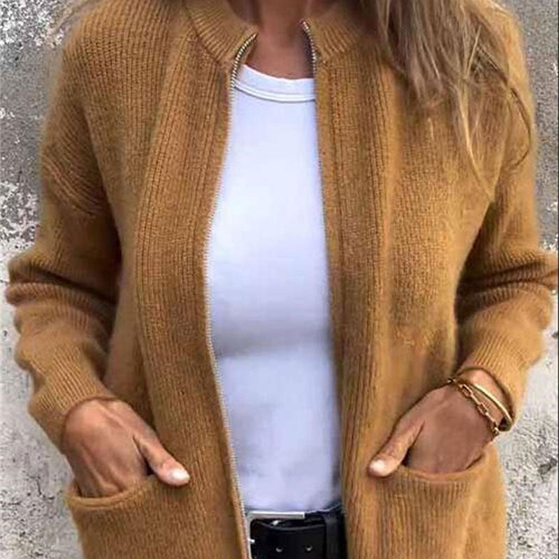 Evelyn – Comfortabele Zip-Strickjacke | 50% KORTING