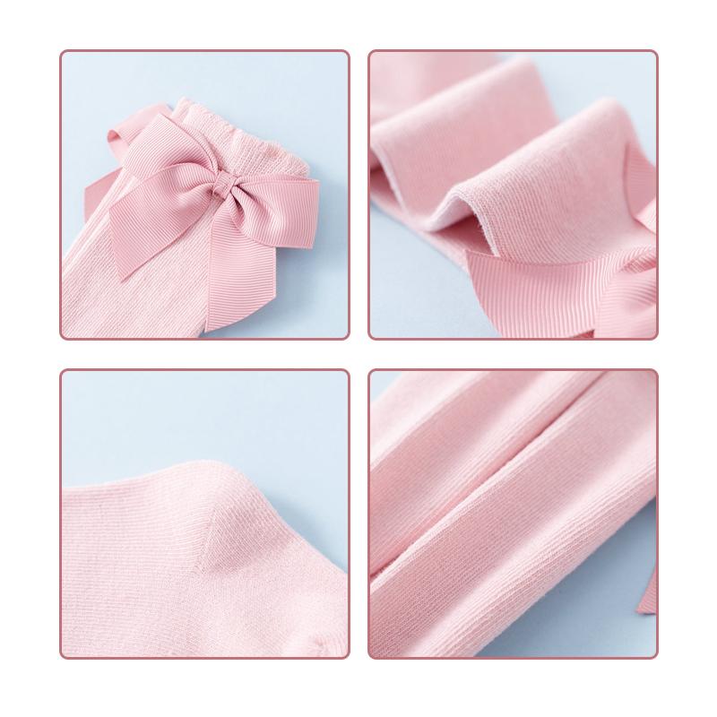 Peuters grote boog knie hoge zachte sokken