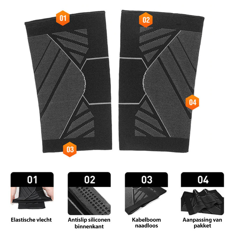 Elastische kniebeschermers