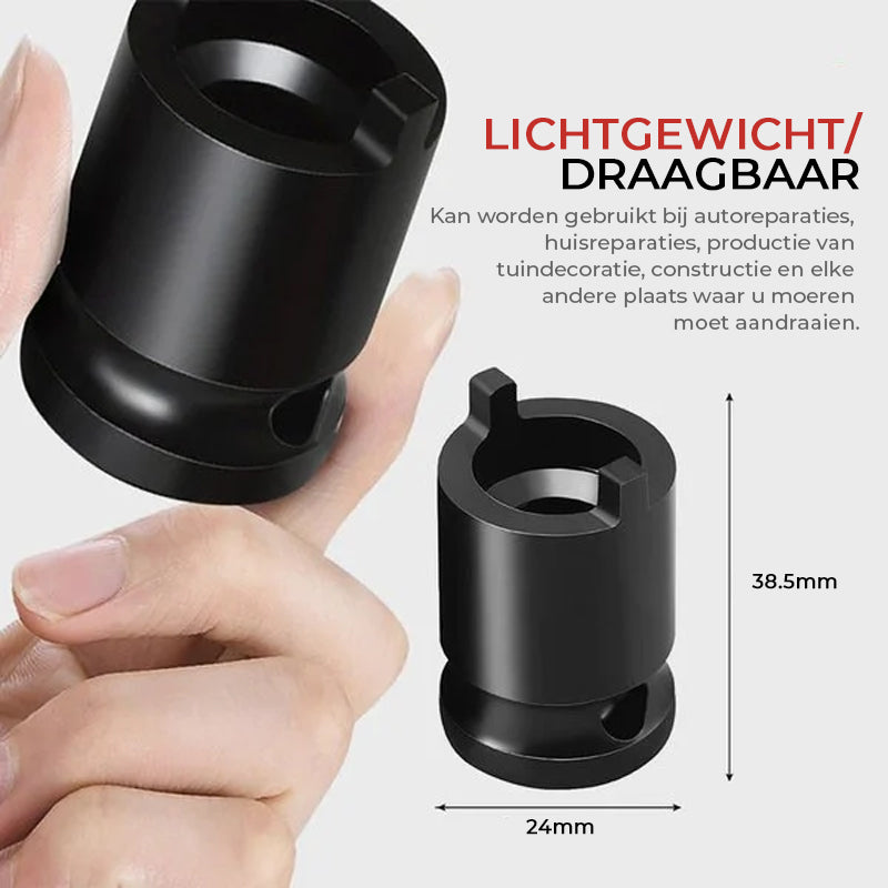 Haakse slijper dopsleutel