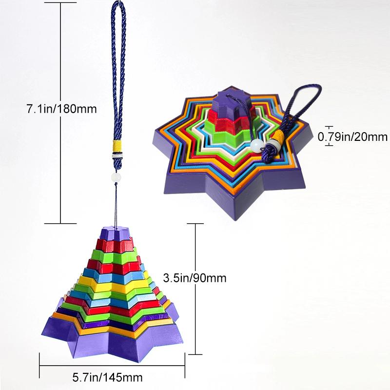 Falling Star Tower-Wind klokkenspel decoratie