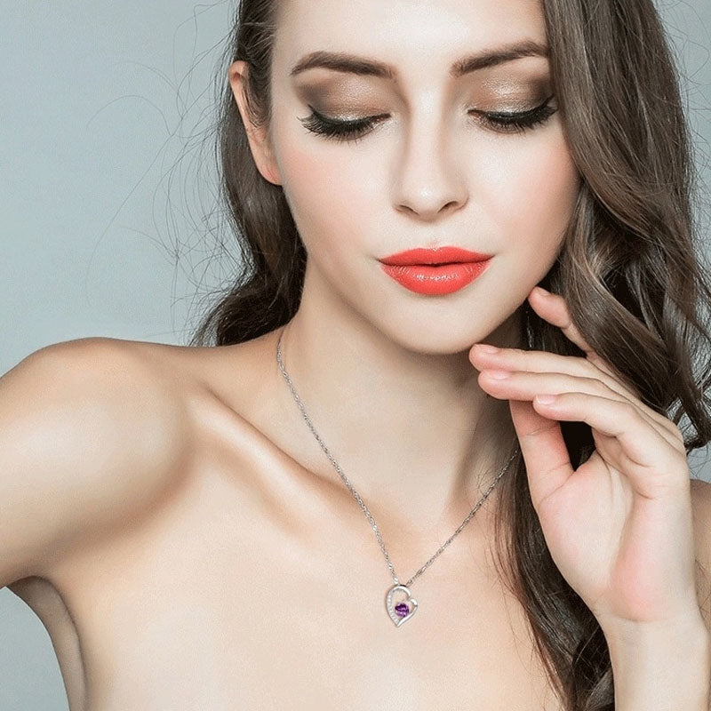 Ketting met kristallen hart