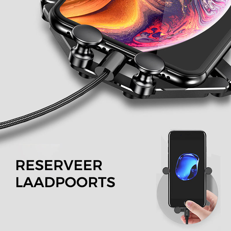 Luchtuitlaatbeugel met één woord voor vervorming van auto's