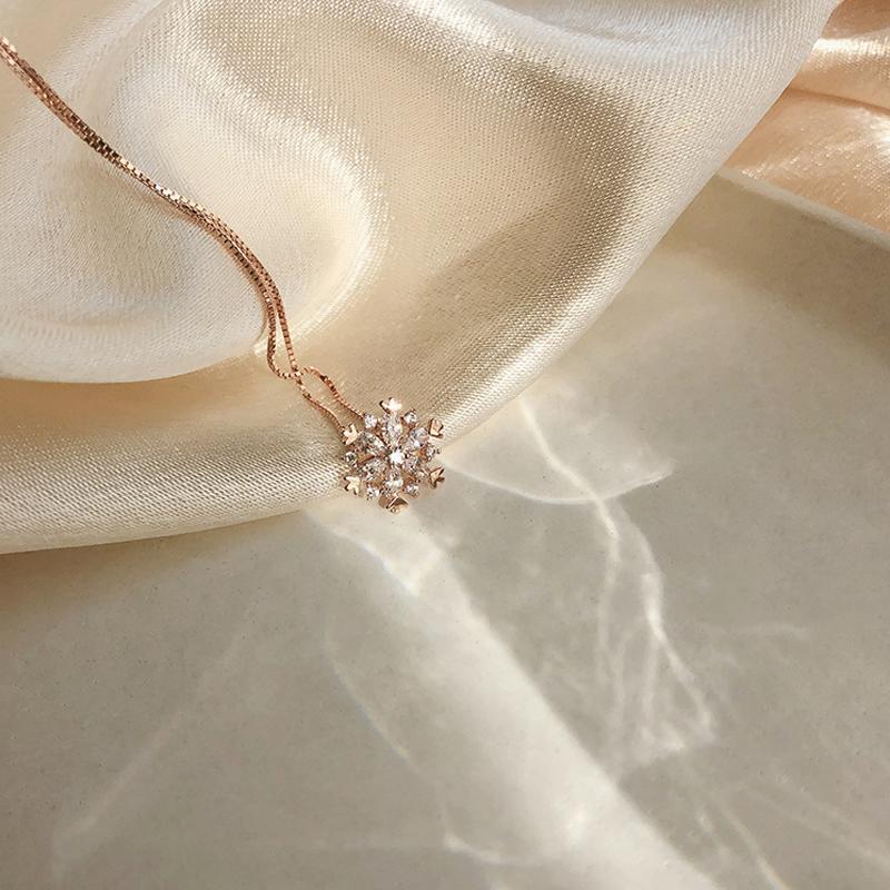 Glimmende Sneeuwvlok Ketting