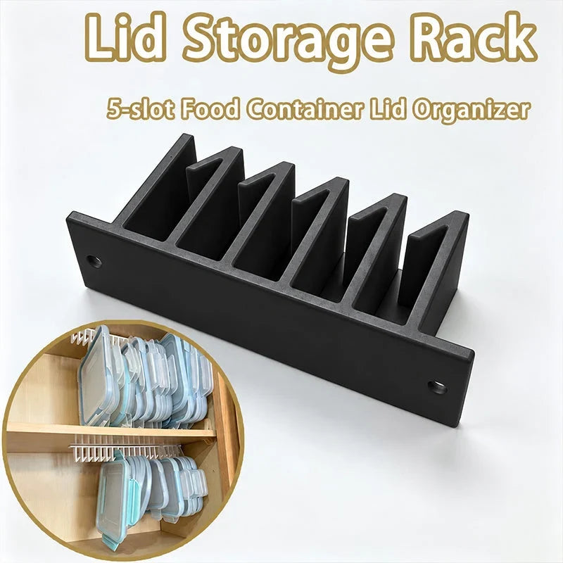 SleekStack dekselorganizer — Transparante kasten, stille kookervaring