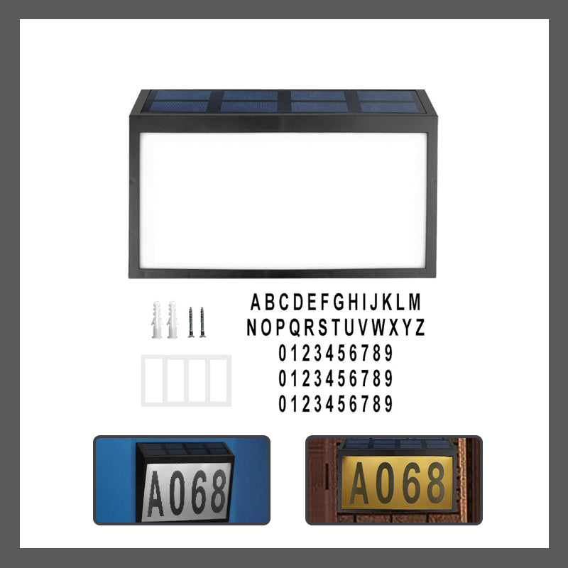 Solar deurbordverlichting