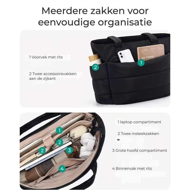 PufferFlex - Buffer Tas | 50% KORTING