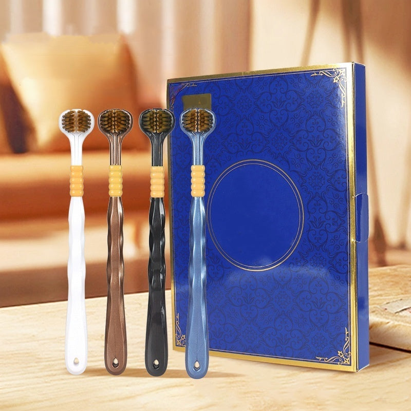 TriBrush™ – Driekoppige tandenborstel voor 360° reiniging