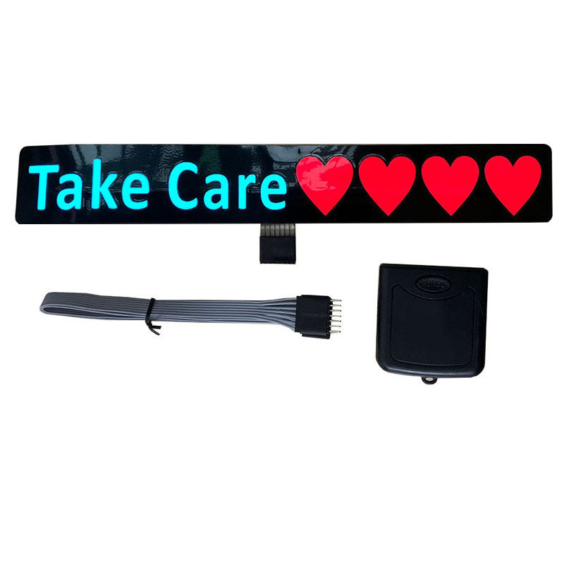 Lichtgevende bumpersticker