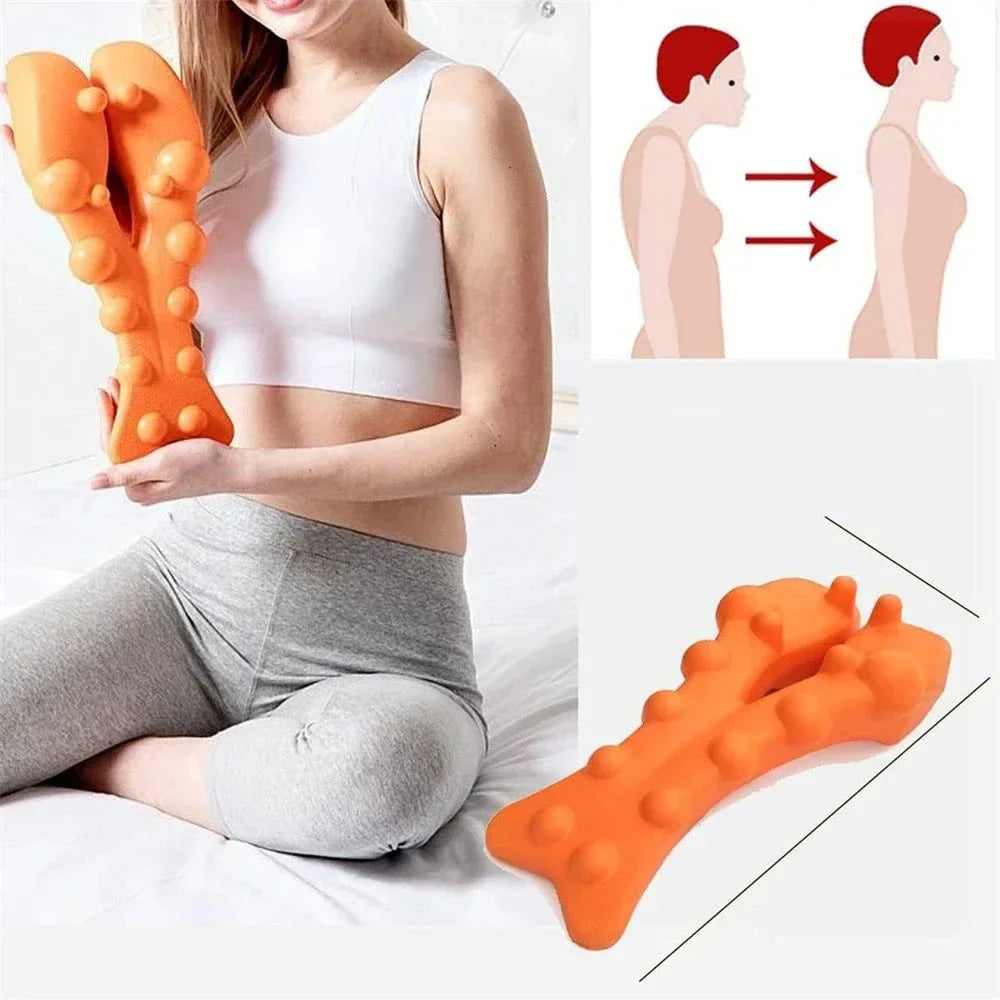 NekStretch™ Massageapparaat – Ontspanning en Stretch in Eén | 50% KORTING