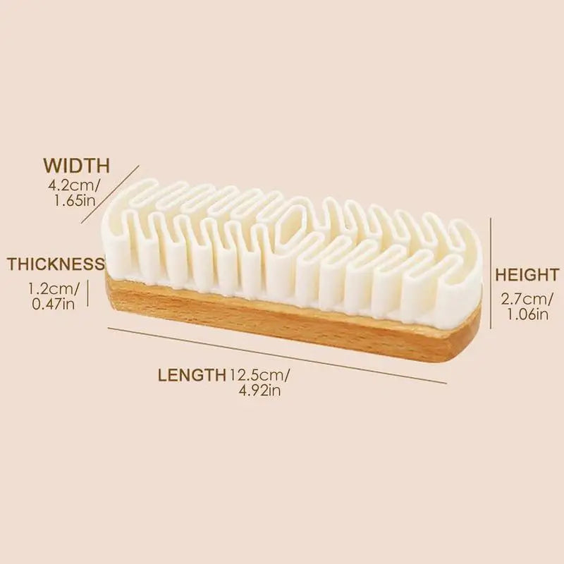 Reinigingsborstel voor suède schoenen