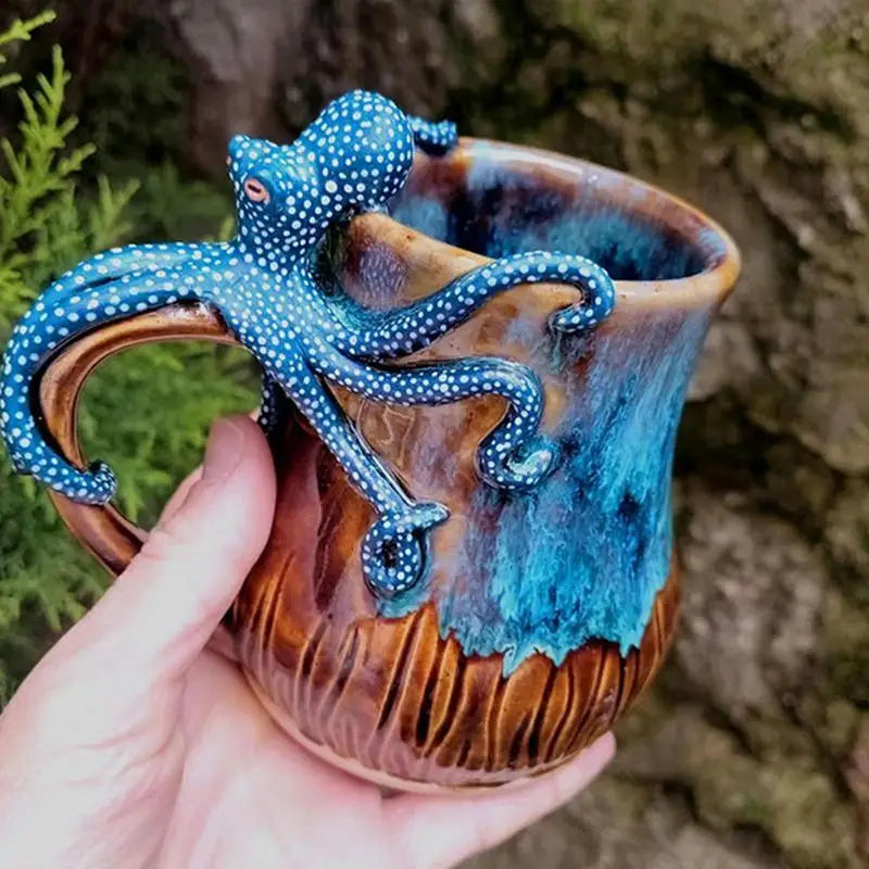 AquaMuse – Tentakel Koffiemok Design | 50% KORTING