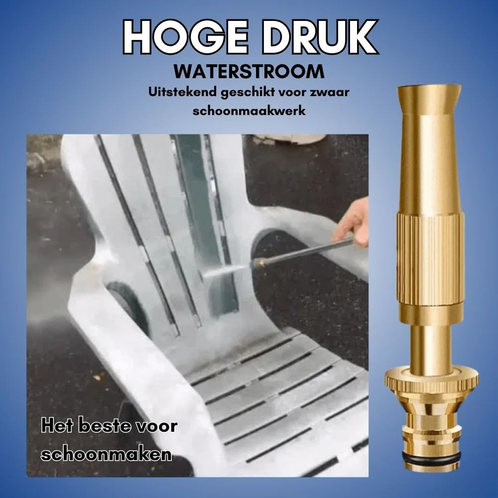 JetSpray – Verstelbare Hogedruk Sproeikop | 50% KORTING