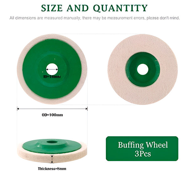 FeltPro - Polijstschijven Krasvrije Glans | 3+3 GRATIS