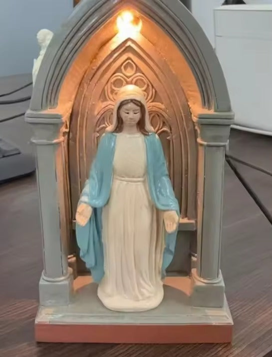 MariaLicht – LED devotionele tafellamp van de Maagd Maria
