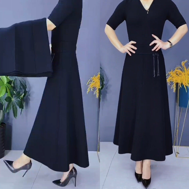 Harper – Hoge Taille Dikke Rok voor Gezellige Warmte