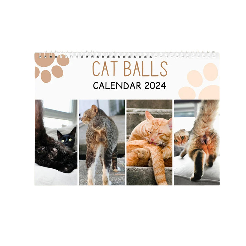 CatLaughs-Kalender 2025 – De hilarische kattenkonten en testikelskalender die je aan het lachen maakt | 50% KORTING