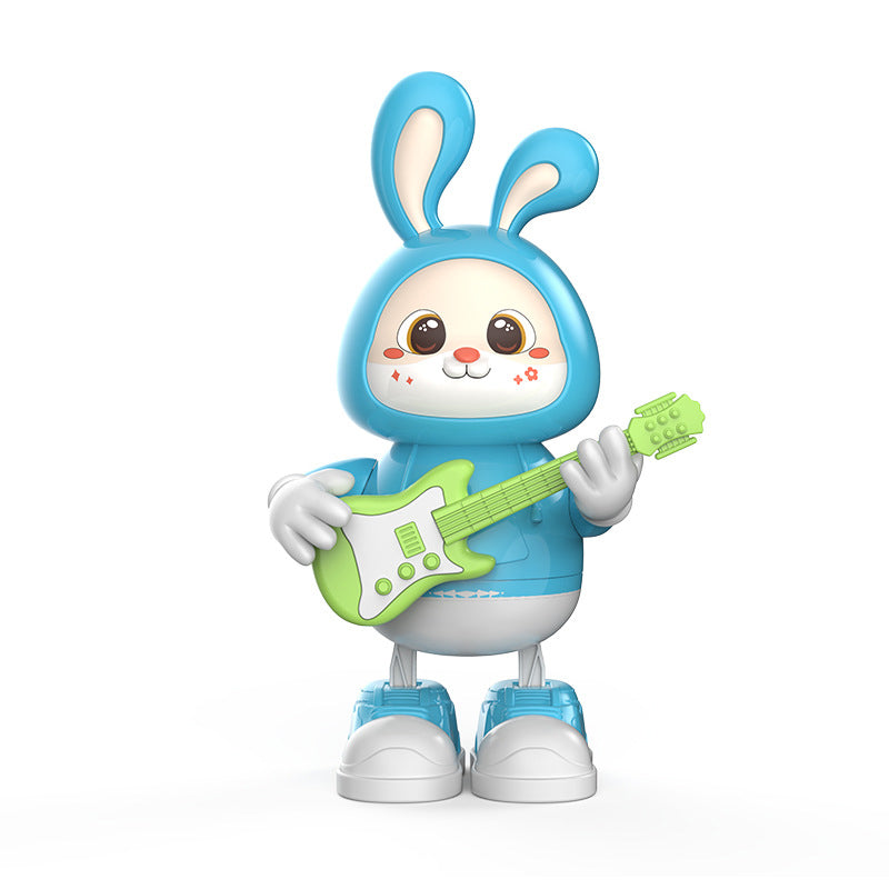 Schattig speelgoed voor gitaristen van konijnen
