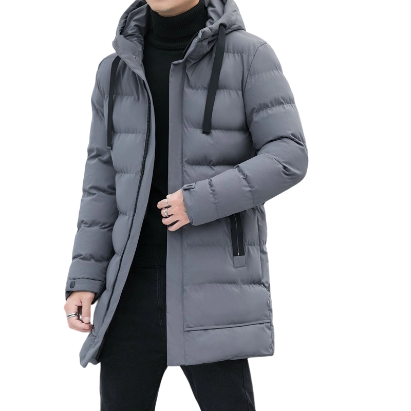 Hayden – Korte Jas met Quilting en Winddichte Capuchon