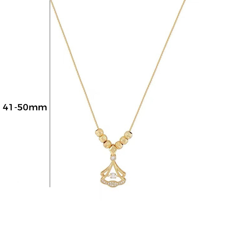 Slimme ginkgo blad ketting