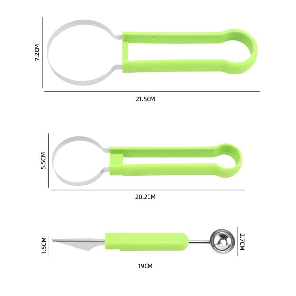 FruitMaster - 3-in-1 multifunctionele fruitsnijder | 1+2 GRATIS