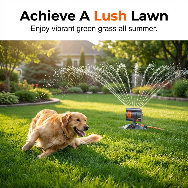AquaVerve — Slimme Sprinkler voor Weelderige Tuinen | 50% KORTING