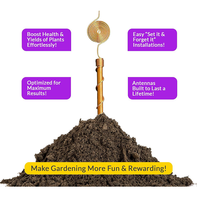 CopperCoil — Plant Energy Stake 3 stuks | 50% KORTING