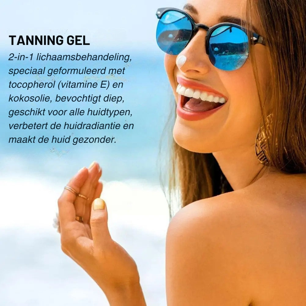 SunGlow™ 150g – Natuurlijk Bruin Zonder Zon in Slechts Enkele Minuten | 1+1 GRATIS
