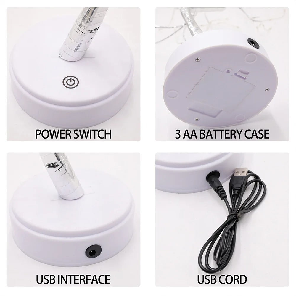 NaturaLumin USB/Batterij- Bonzai Sfeerlamp | 50% KORTING