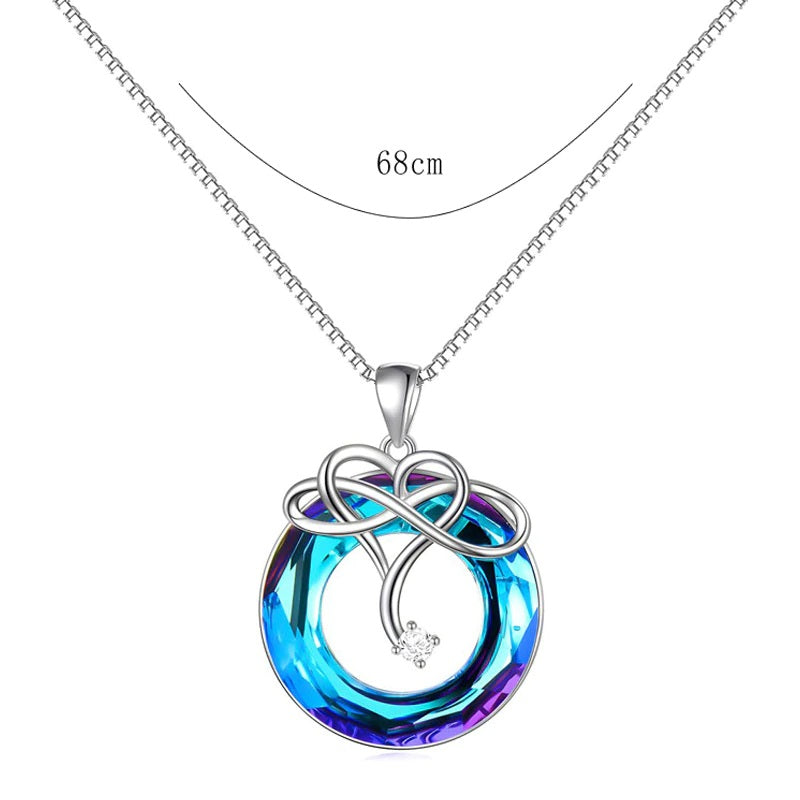 InfinityGlow - Love Eternity ketting en oorbellen | 50% KORTING