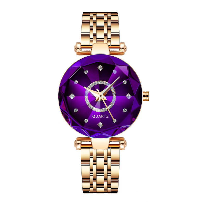 Waterdicht horloge met sterrenhemel voor dames