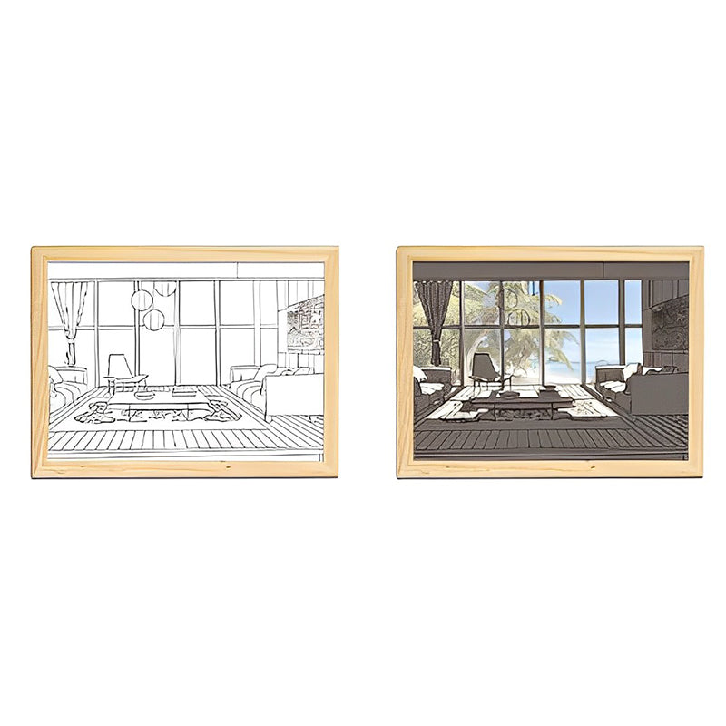 Verlichting Schilderij Decoratie